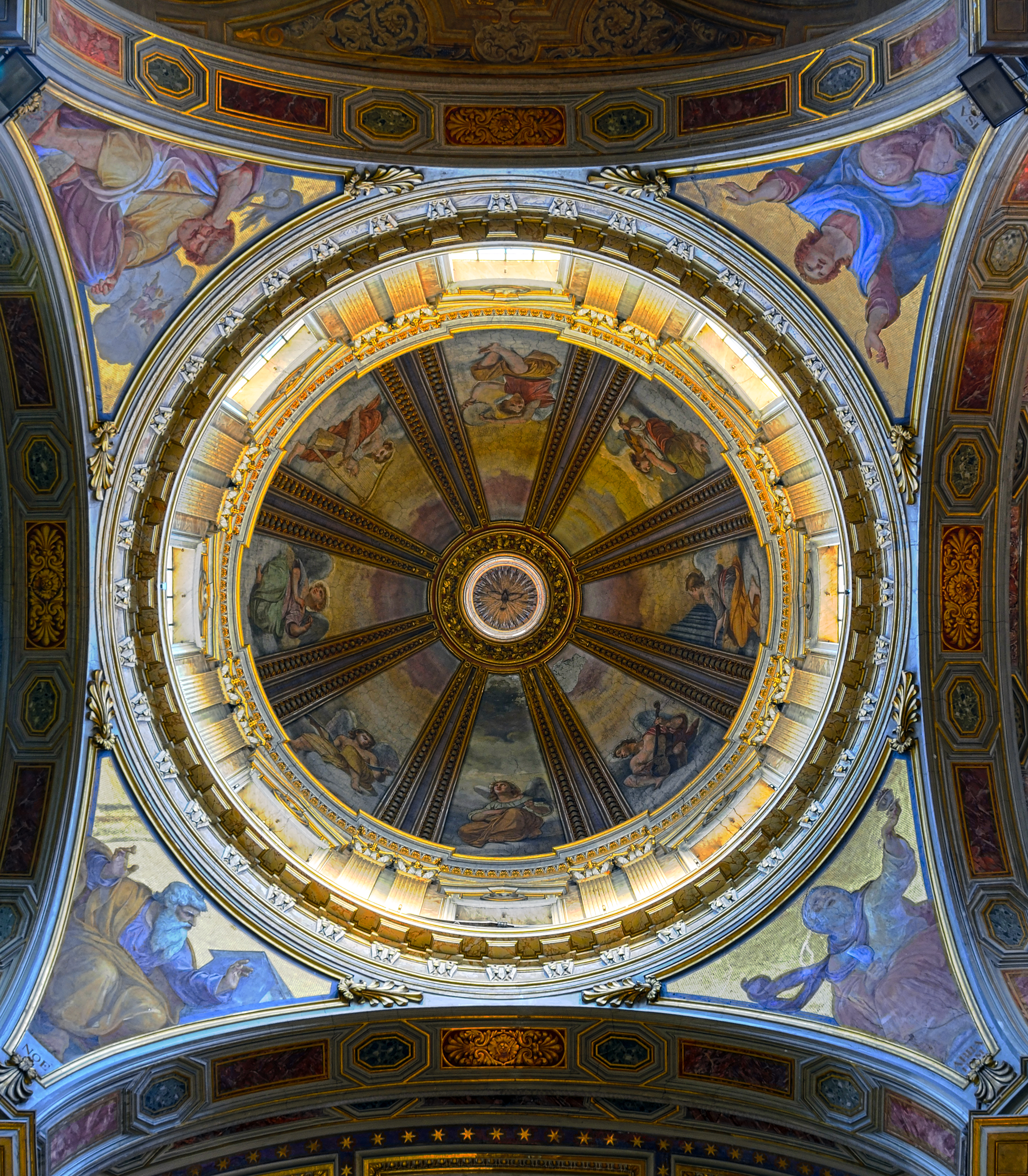 Dome of San Rocco all'Augusteo (Rome) HDR.jpg
